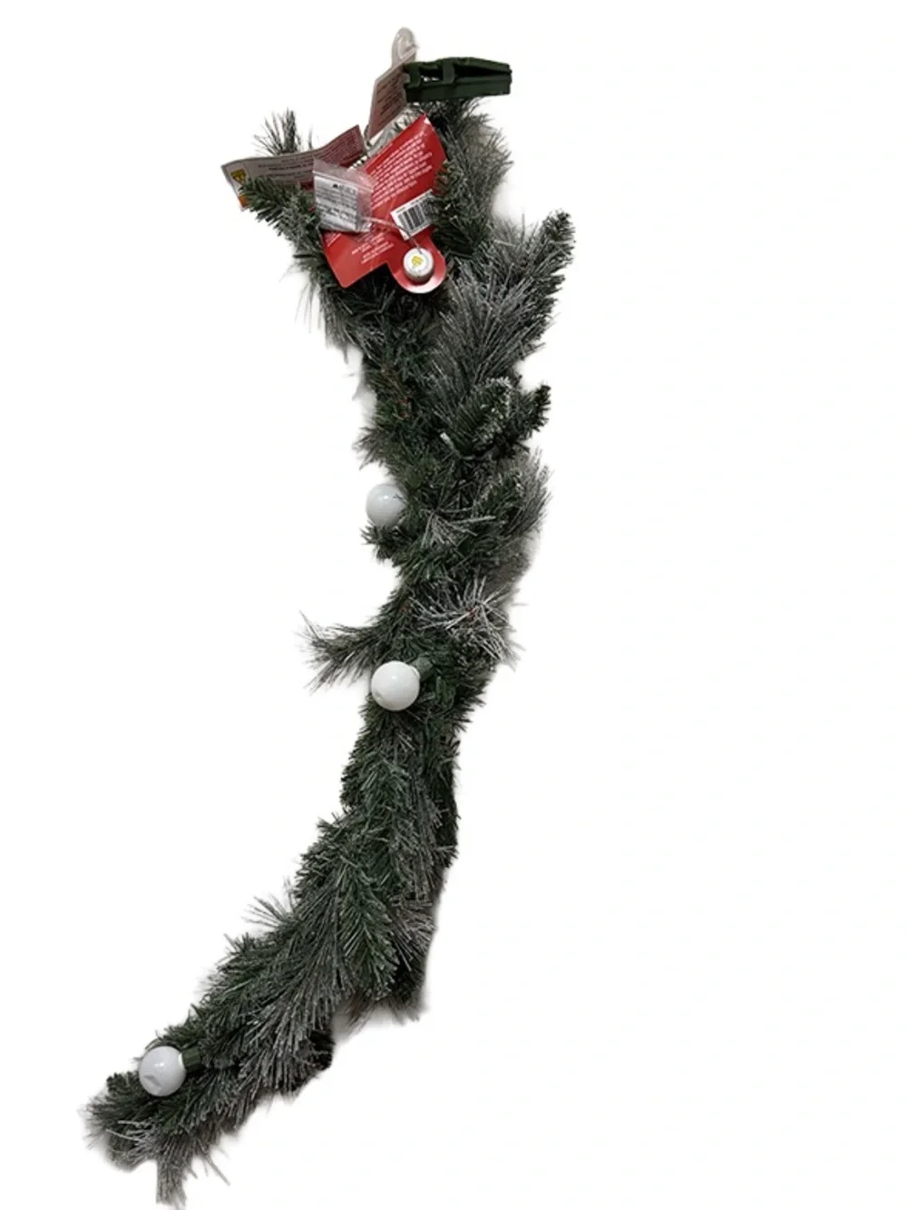 Ashland 6ft Multicolored Pre-litGarland Battery Operated with Timer.
